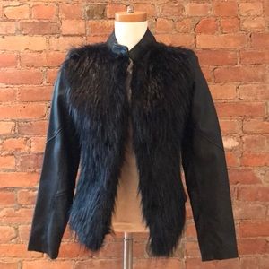 Faux Fur Front Jacket